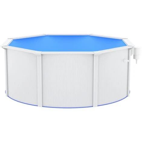 INLIFE Piscine Avec Parois En Acier 300x120 Cm Blanc 5 INLIFE Piscine Avec Parois En Acier 300x120 Cm Blanc – Image 5