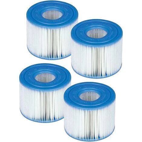 GUAZHUNIFR Intex 4 Cartouches De Filtration Pour Filtre Spa Type S1 1 GUAZHUNIFR Intex 4 Cartouches De Filtration Pour Filtre Spa Type S1