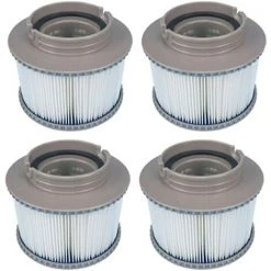 GUAZHUNIFR Lot De 4 Filtres De Rechange Pour MSpa FD2089, Cartouche De Filtre Pour Piscine, Et Spas,GU.B/bon