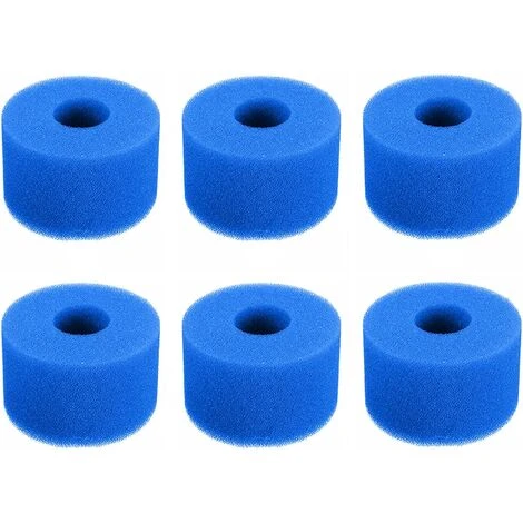LONGZIMING Exnemel Filtre Éponge, Éponge De Cartouche Filtrante, éponge De Filtre De Piscine, Cartouche De Remplacement Lavable Réutilisable, Filtre D'éponge De Filtre De Bain à Remous (6 Pièces 7.3x10.8) 1 LONGZIMING Exnemel Filtre Éponge, Éponge De Cartouche Filtrante, éponge De Filtre De Piscine, Cartouche De Remplacement Lavable Réutilisable, Filtre D'éponge De Filtre De Bain à Remous (6 Pièces 7.3x10.8)