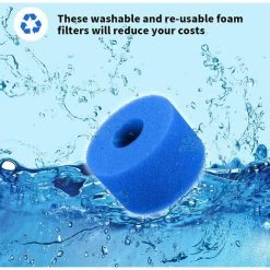 LONGZIMING Exnemel Filtre Éponge, Éponge De Cartouche Filtrante, éponge De Filtre De Piscine, Cartouche De Remplacement Lavable Réutilisable, Filtre D'éponge De Filtre De Bain à Remous (6 Pièces 7.3x10.8) 8 LONGZIMING Exnemel Filtre Éponge, Éponge De Cartouche Filtrante, éponge De Filtre De Piscine, Cartouche De Remplacement Lavable Réutilisable, Filtre D'éponge De Filtre De Bain à Remous (6 Pièces 7.3x10.8) -Pompe et filtre de piscine Soldes 56760743 4