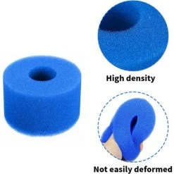 LONGZIMING Exnemel Filtre Éponge, Éponge De Cartouche Filtrante, éponge De Filtre De Piscine, Cartouche De Remplacement Lavable Réutilisable, Filtre D'éponge De Filtre De Bain à Remous (6 Pièces 7.3x10.8) 9 LONGZIMING Exnemel Filtre Éponge, Éponge De Cartouche Filtrante, éponge De Filtre De Piscine, Cartouche De Remplacement Lavable Réutilisable, Filtre D'éponge De Filtre De Bain à Remous (6 Pièces 7.3x10.8) -Pompe et filtre de piscine Soldes 56760743 5