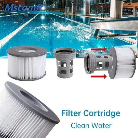 LONGZIMING Lot De 4 Filtres De Rechange Pour Filtres MSPA Vortex - Cartouches Filtrantes Pour Spa Sous-marin Et Chaud - Pour Piscines Gonflables - Modèle 2020 3 LONGZIMING Lot De 4 Filtres De Rechange Pour Filtres MSPA Vortex - Cartouches Filtrantes Pour Spa Sous-marin Et Chaud - Pour Piscines Gonflables - Modèle 2020 – Image 3