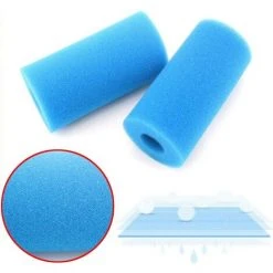 ALMI Lot De 2 Filtres En Mousse Pour Piscine Intex Type A Réutilisables Et Lavables -Pompe et filtre de piscine Soldes 57012291 5