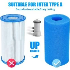 ALMI Éponge Filtrante Type A 10*20cm,Mousse Pour Filtre Piscine Reutilisable 4 Pcs,Filtre Éponge Cartouche,Filtre De Piscine En Mousse,Réservoir De Poissons Filtre Éponge,Eponge De Filtre Pour Aquarium 7 ALMI Éponge Filtrante Type A 10*20cm,Mousse Pour Filtre Piscine Reutilisable 4 Pcs,Filtre Éponge Cartouche,Filtre De Piscine En Mousse,Réservoir De Poissons Filtre Éponge,Eponge De Filtre Pour Aquarium -Pompe et filtre de piscine Soldes 57012709 3