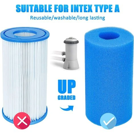 ALMI Éponge Filtrante Type A 10*20cm,Mousse Pour Filtre Piscine Reutilisable 4 Pcs,Filtre Éponge Cartouche,Filtre De Piscine En Mousse,Réservoir De Poissons Filtre Éponge,Eponge De Filtre Pour Aquarium 3 ALMI Éponge Filtrante Type A 10*20cm,Mousse Pour Filtre Piscine Reutilisable 4 Pcs,Filtre Éponge Cartouche,Filtre De Piscine En Mousse,Réservoir De Poissons Filtre Éponge,Eponge De Filtre Pour Aquarium – Image 3