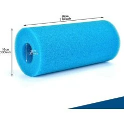 ALMI 4 Pièces Éponge Filtrante Type A, Cartouche De Filtre En Mousse, Mousse Pour Filtre Piscine, Réutilisables Et Lavables, Filtre En Mousse Pour Spa, Piscine, Jacuzzi -Pompe et filtre de piscine Soldes 57012716 3