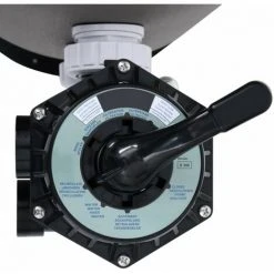 TRUE DEAL Filtre à Sable Pour Piscine Avec Vanne à 6 Voies Gris -Pompe et filtre de piscine Soldes 57831549 4