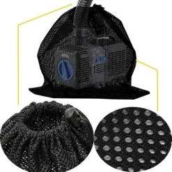 MACARON Sac De Pompe, Sac En Filet De Filtre De Pompe, Sac De Filtre De Pompe D'étang, Sac En Filet De Pompe, Accessoires De Filtre De Pompe à Eau Domestique (41 * 31cm, Noir 2pcs)LO-Ron -Pompe et filtre de piscine Soldes 58064877 5