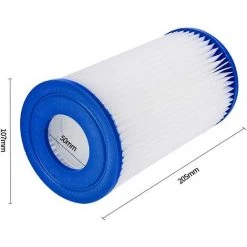 MACARON Filtres De Rechange De Type A/C Compatibles Avec Bestway 58012 La Cartouche Filtrante, Lot De 2 Filtres De Pompe De Piscine Pour Bestway De Type Cartouches Filtrantes LO-Ron -Pompe et filtre de piscine Soldes 58064885 2