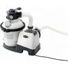 INTEX Pompe à Filtre De Sable - Noir - Blanc - Piscine Hors-sol - Vanne à 6 Voies - Secteur - 220 - 240 V (126644GS)