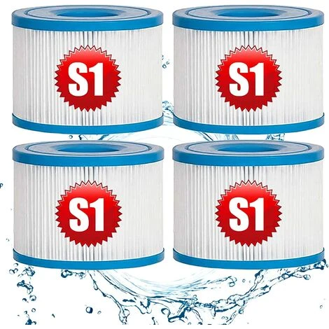 REGALI For Intex S1 Lot De 4 Cartouches De Rechange Pour Filtre à Pour Jardin Extérieur Type S1 PureSpa Easy Set Pool Filter Cartridges 1 REGALI For Intex S1 Lot De 4 Cartouches De Rechange Pour Filtre à Pour Jardin Extérieur Type S1 PureSpa Easy Set Pool Filter Cartridges