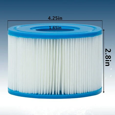 REGALI For Intex S1 Lot De 4 Cartouches De Rechange Pour Filtre à Pour Jardin Extérieur Type S1 PureSpa Easy Set Pool Filter Cartridges 2 REGALI For Intex S1 Lot De 4 Cartouches De Rechange Pour Filtre à Pour Jardin Extérieur Type S1 PureSpa Easy Set Pool Filter Cartridges – Image 2