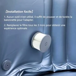 REGALI Filtre De Rechange Pour Ms-pa FD2089 Compatible Avec Toutes Les Cartouches Filtrantes MS-pa Actuelles Et Les Piscines Filtre Spa Gonflable (Version Améliorée) Lot De 2 -Pompe et filtre de piscine Soldes 58282262 5
