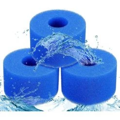 TANABATA Éponge Filtrante, Éponge Filtrante Type A, 3 Pièce Éponge De Filtre Pour Aquarium, Mousse Pour Filtre Piscine 108 * 40 * 73mm, Filtre Piscine Lavable Reutilisable, Filtre Spa Reutilisable