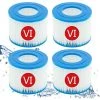 HIASDFLS Cartouches De Filtre Pour Piscine Type Vi Pour Bestway 58323, Taille Vi Spa Cartouche Filtre Pour Baignoire Pour Miami Pour Vegas, Pour Monaco-4Pcs