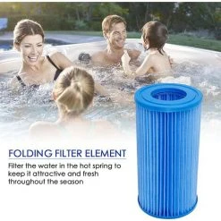 HIASDFLS (1Pcs) Drisubt Générique Cartouches De Filtration Intex Pour Filtre Piscine,Compatible Avec Le Remplacement De La Cartouche Filtrante Iii Fd3136 -Pompe et filtre de piscine Soldes 58678349 5