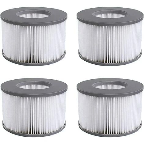 GDRHVFD 4Pcs Filtres De Rechange Pour Mspa Whirlpool Filter - Cartouches Filtrantes Pour Sous-Bateaux Et Spa Chauds - Pour Piscines Gonflables - Modèle À Partir De 2020 1 GDRHVFD 4Pcs Filtres De Rechange Pour Mspa Whirlpool Filter - Cartouches Filtrantes Pour Sous-Bateaux Et Spa Chauds - Pour Piscines Gonflables - Modèle À Partir De 2020