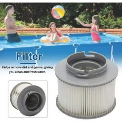 GDRHVFD 3 Pcs Spa Filter Cartouches Pour Mspa, Cartouches Filtrantes De Remplacement De Filtres De Piscine Pour Baignoire,Spa,Piscine, Vous Donnant De L'Eau Propre Et Fraîche -Pompe et filtre de piscine Soldes 58696813 4