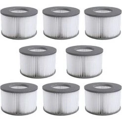 GDRHVFD 8Pcs Filtres De Rechange Pour Mspa Whirlpool Filter - Cartouches Filtrantes Pour Sous-Bateaux Et Spa Chauds - Pour Piscines Gonflables - Modèle À Partir De 2020