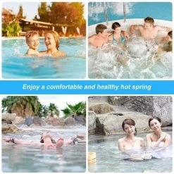 REGALI Filtre Spa Dure 4 Mois Cartouches De Filtres De Piscine à Cartouche Pièces Minérales Pour Spa Et Jacuzzi Cartouche Filtrante Pour Piscine Et Spa Cartouche Spa Bâton Filtre De Piscine, 2 Pièces（Bleu） -Pompe et filtre de piscine Soldes 58700215 5