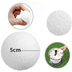 FVBJD Balles Filtrantes 1400g,Boules De Filtre Réutilisables De Piscine,Alternative Pour 50 Kg De Sable,Boules De Filtre De Piscine Pour Piscines Intérieure Et Extérieure,Média Filtre à Fibres Pour Piscine -Pompe et filtre de piscine Soldes 58754768 4