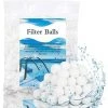 FVBJD 1000g Boules De Filtre De Piscine Balles Filtrantes Balles De Filtration Filtre Balls Réutilisables Peut Remplacer 32 Kg Sable Filtrant Sable De Quartz,Convient à Divers Systèmes De Filtration