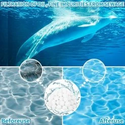 FVBJD 900g Boules De Filtre De Piscine Balles Filtrantes Balles De Filtration Filtre Balls Réutilisables Peut Remplacer 57 Kg Sable Filtrant Sable De Quartz,Convient Systèmes De Filtration 9 FVBJD 900g Boules De Filtre De Piscine Balles Filtrantes Balles De Filtration Filtre Balls Réutilisables Peut Remplacer 57 Kg Sable Filtrant Sable De Quartz,Convient Systèmes De Filtration -Pompe et filtre de piscine Soldes 58754781 5