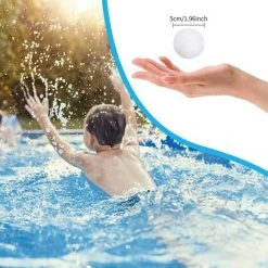 FVBJD 1600g Boules De Filtre De Piscine Balles Filtrantes Balles De Filtration Filtre Balls Réutilisables Peut Remplacer 57 Kg Sable Filtrant Sable De Quartz,Convient Systèmes De Filtration -Pompe et filtre de piscine Soldes 58754786 5