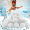 FVBJD Balles Filtrantes 700g,Boules De Filtre Réutilisables De Piscine,Alternative Pour 25 Kg De Sable,Boules De Filtre De Piscine Pour Piscines Intérieure Et Extérieure,Média Filtre à Fibres Pour Piscine