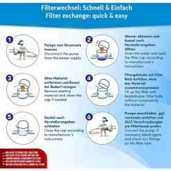 FVBJD Boule Filtrante Piscine - Le Matériau Le Plus Léger Pour La Meilleure Performance - Remplace 25 Kg De Sable Filtrant Sable De Quartz - Accessoires De Piscine - Balle Filtrante Piscine -Pompe et filtre de piscine Soldes 58754805 3