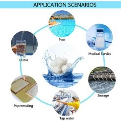 FVBJD Balles Filtrantes, Balle Filtrante Piscine, Boules De Filtre De Piscine (1300) -Pompe et filtre de piscine Soldes 58754825 3