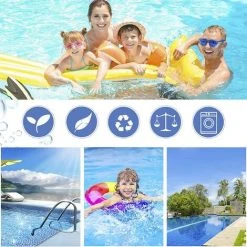 FVBJD 800g Balles Filtrantes,Boules De Filtre De Piscine,Réutilisables,Média Filtre à Fibres Peut Remplacer 28 Kg Sable Quartz Piscine Filtres à Sable Filtrage De L'eau,Utilisées Dans Les Piscines -Pompe et filtre de piscine Soldes 58754833 4