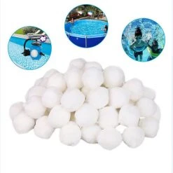 LTS FAFA Boules De Filtre,Balles Filtrantes 700g Peut Remplacer 25 Kg Sable Filtrant Sable De Quartz,Média Filtre à Fibres Utilisées Dans Les Piscines, Filtres à Sable, Filtration D'eau. -Pompe et filtre de piscine Soldes 58824903 5