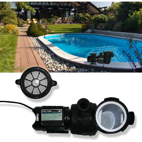 VICCO Pompe De Piscine Noir Avec Préfiltre 16 M³ VitaliSpa 2 VICCO Pompe De Piscine Noir Avec Préfiltre 16 M³ VitaliSpa – Image 2