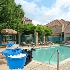 LTS FAFA Boule Filtrante De Piscine 700g, Filtre En Fibre -Pompe et filtre de piscine Soldes 59153701 3