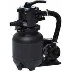 GROSMONDE Pompe De Filtration ¨¤ Sable 6,0 M3/h 18 L Avec Vanne ¨¤ 7 Positions