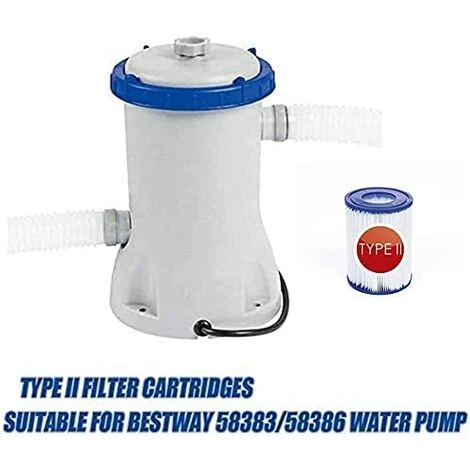 EINEMGELD Pour Bestway 58094 Lot De 4 Cartouches Filtrantes Pour Piscine Familiale Pour Bestway 58148/58117 Blanc/bleu 3 EINEMGELD Pour Bestway 58094 Lot De 4 Cartouches Filtrantes Pour Piscine Familiale Pour Bestway 58148/58117 Blanc/bleu – Image 3
