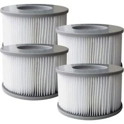 EINEMGELD Lot De 4 Cartouches Filtrantes De Rechange Pour Piscine Gonflable Mspa, Jacuzzi -Pompe et filtre de piscine Soldes 59434052 5