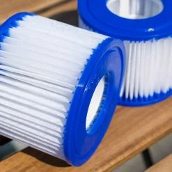 EINEMGELD Bestway 58323 Lay-Z-Spa Cartouche Filtrante Taille VI Standard : Lot De 6 X 2. Standard: 6 X Twin Pack (12 Filters) Blanc Et Bleu -Pompe et filtre de piscine Soldes 59434152 3