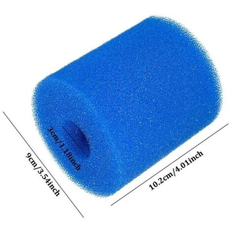 CATHERINE Éponge De Filtre De Piscine Lavable Réutilisable Poteau D'éponge De Nettoyage Bleu 1 CATHERINE Éponge De Filtre De Piscine Lavable Réutilisable Poteau D'éponge De Nettoyage Bleu