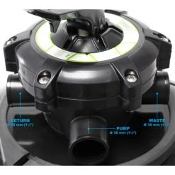 WILTEC Filtre à Sable Et Particules Cuve Filtrante Pool Piscine Hors-sol Filtration -Pompe et filtre de piscine Soldes 5978817 4