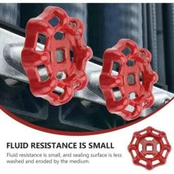 GALOZZOIT Volant De Vanne En Fer 2 Pièces Rouge 7x7mm Poignées De Partie Supérieure Pour Vanne D'arrêt Vanne à Siège D'angle Vanne à Siège Droit Vanne à Siège Tuyau D'eau 9 GALOZZOIT Volant De Vanne En Fer 2 Pièces Rouge 7x7mm Poignées De Partie Supérieure Pour Vanne D'arrêt Vanne à Siège D'angle Vanne à Siège Droit Vanne à Siège Tuyau D'eau -Pompe et filtre de piscine Soldes 59853230 5