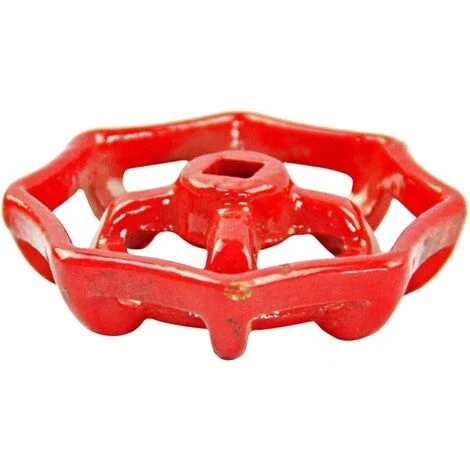 GALOZZOIT Vanne Volant En Fer Vanne à Boisseau Sphérique Vanne D'arrêt Robinet Tuyau D'eau Partie Supérieure Poignée 6x6mm 50g (rouge) 3 GALOZZOIT Vanne Volant En Fer Vanne à Boisseau Sphérique Vanne D'arrêt Robinet Tuyau D'eau Partie Supérieure Poignée 6x6mm 50g (rouge) – Image 3