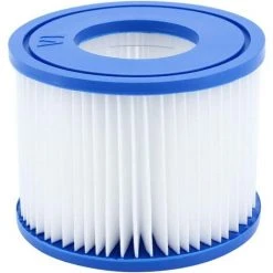 DENUOTOP Cartouches De Filtres Lot De 2 Cartouche De Rechange Pour Filtre Bestway Cartouche Filtrante VI Pour Lay-Z-Spa Miami, Vegas, Monaco -Pompe et filtre de piscine Soldes 60007517 4