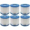 MINKUROW Lot De 6 Filtres De Jacuzzi Pour Piscine - Type D - Cartouche De Filtre De Rechange Pour Summer Waves