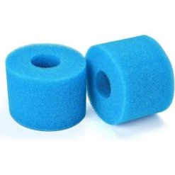 ENLENK 2 Pièces Éponge Filtrante Type, Cartouche De Filtre En Mousse, Mousse Pour Filtre Piscine, Réutilisables Et Lavables, Filtre En Mousse Pour Spa, Piscine, Jacuzzi
