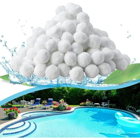 NAXUNNN 700g Boules De Filtre De Piscine, Balles Filtrantes,Média Filtre à Fibres 1 NAXUNNN 700g Boules De Filtre De Piscine, Balles Filtrantes,Média Filtre à Fibres