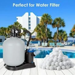 NAXUNNN 700g Boules De Filtre De Piscine, Balles Filtrantes,Média Filtre à Fibres 9 NAXUNNN 700g Boules De Filtre De Piscine, Balles Filtrantes,Média Filtre à Fibres -Pompe et filtre de piscine Soldes 60501787 5