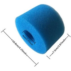 NAXUNNN Éponge Filtrante Type S1 Filtres De Piscine En Mousse, 6 Pièces Cartouche Filtrante RéUtilisable Et Lavable Pour Intex Type S1 Pour Piscine, Aquarium, Jacuzzi Spa -Pompe et filtre de piscine Soldes 60664317 5